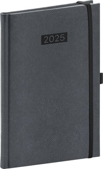 Notique Tedenski dnevnik Diario 2025, črn, 15 x 21 cm