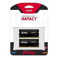 Kingston Kingston Technology FURY 64GB DDR4 3200MT/s CL20 SODIMM (2 x 32GB) - Visoko zmogljiva pomnilniška rešitev za prenosnike