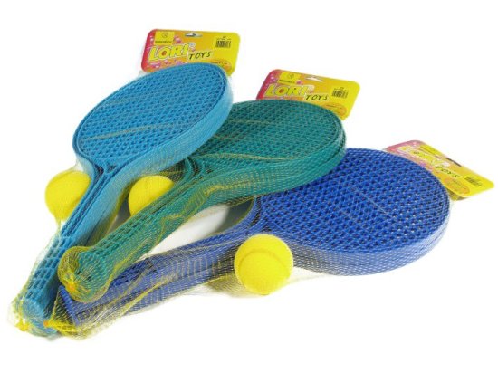 Rappa Mehka plastika za tenis, barvna, 53 cm + žogica