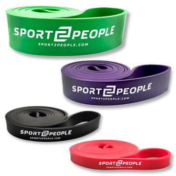 Sport2People Pull-Up Bands – Lateks trakovi za vadbo s 5 stopnjami upornosti