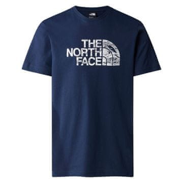 The North Face Majice mornarsko modra Woodcut Dome Tee Tnf