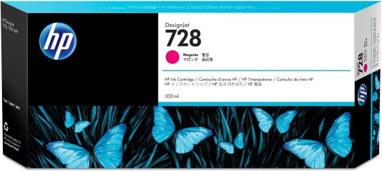 slomart HP 728 300 ml Magenta Original DesignJet T730/T830 Tinta Za Inkjet Tiskalnike