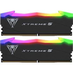 slomart Patriot Memory Viper RGB Xtreme5, 48 GB (2 x 24 GB), DDR5, 8000 MHz, RGB Osvetlitev, Heatsink, XMP 3.0