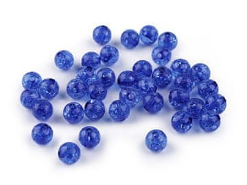 Plastične kroglice s praskanjem Ø8 mm - (13) kraljevsko modra (30 g)