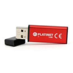 Platinet USB-ključek PMFEC16R X-DEPO adapt. USB-C - 16 GB red