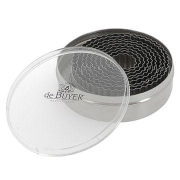 de Buyer Pekač 3324.00N, serrated, round, stainless steel, 9 pcs.