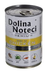 DOLINA NOTECI DOLINA NOTECI Premium mokra hrana za pse z bogato piščančjo vsebnostjo - 400 g, brez umetnih dodatkov, primerna za vse pasme