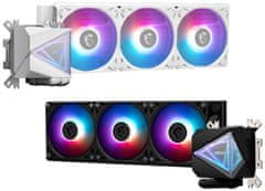 MSI MSI MAG CORELIQUID I360 AIO hladilni sistem za računalnik, 12 cm, črn, RGB osvetlitev, 3 ventilatorji