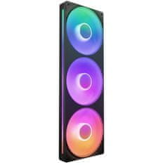 NZXT NZXT RF-U36HF-B1 ventilator za računalnik, 36 cm, črn, LED osvetlitev, 2400 RPM, Fluid Dynamic Bearing