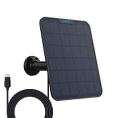 Reolink REOLINK Solarni panel Črna 2 USB Type-C, 6W, 4m kabel, IP65, za zanesljivo napajanje na prostem