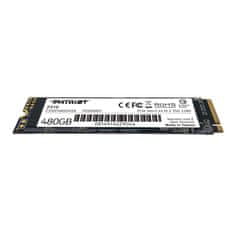 slomart SSD Patriot P310 480GB M.2 2280 NVMe PCIe Gen 3, visoka hitrost branja in pisanja do 1700/1500 MB/s, idealen za PC