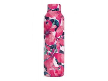 QUOKKA Quokka Solid, Steklenica / termos iz nerjavečega jekla Pink Bloom, 630ml, 12088