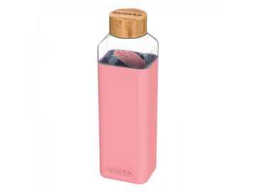 QUOKKA Quokka Storm, Steklena steklenica s silikonsko prevleko Nočni gozd, 700ml, 40022