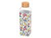Quokka Storm, Steklena steklenica s silikonsko površino Ditsy Floral, 700ml, 40026