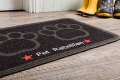 PET REBELLION Dinner Mate Jet black Preproga pod posodo 40x60cm