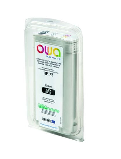 Armor OWA, združljiv s HP DJ T1100, črni mat, 130ml, vključno z.