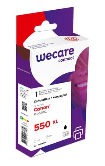 Armor Črnilo WECARE, združljivo s črnilom CANON PGi-550XLBK, črno/črno pigmo.