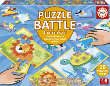 Educa Puzzle Bitka živali 16x9 kosov