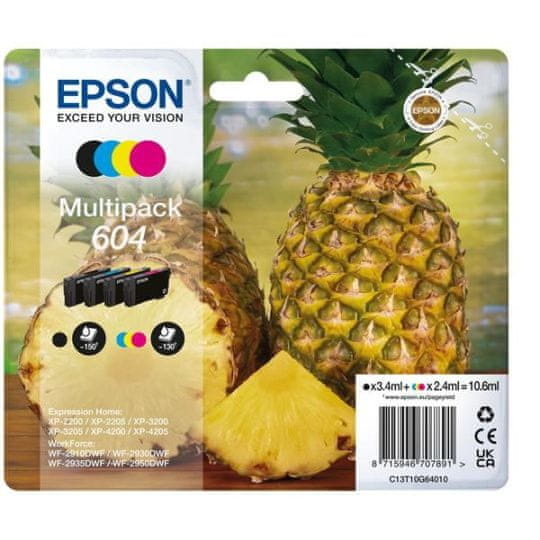Epson Multipack 4-barvno črnilo 604