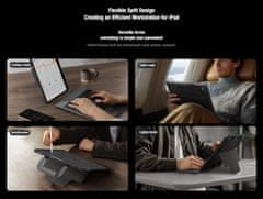 Nillkin Bumper GO ohišje s tipkovnico (različica z osvetlitvijo) za iPad Pro 13 2024 Black