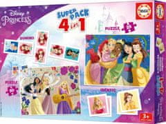 Educa Komplet iger Disneyjeve princese/4v1