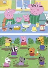 Educa Lesena sestavljanka Peppa Pig 2x25 kosov