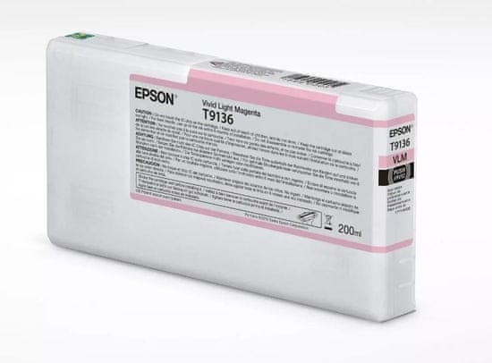 Epson T9136 Vivid L. Magenta črnilna kartuša (200 ml)