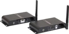 PremiumCord Brezžični podaljšek HDMI do 50 m, frekvenčni pas 5,8 GHz