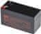 T6 power Baterija NP12-1.2, 12V, 1,2Ah, F1