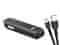 Avacom CarMAX 2x Qualcomm Quick Charge 2.0 avtomobilski polnilnik, črn (kabel USB-C)