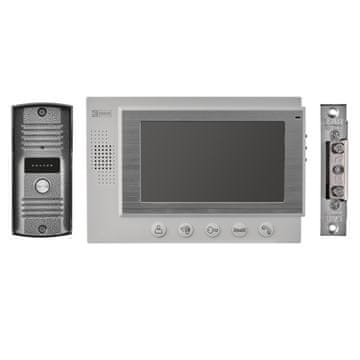 Emos Videotelefon EM-07HD, barvni 7-palčni LCD zaslon + kamera z 1 gumbom, bel