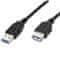 PremiumCord Podaljševalni kabel USB 3.0, 5Gb/s, A-A, MF, 1 m