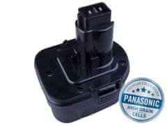 Avacom Baterija DEWALT DE9072 Ni-MH 12V 3000mAh, celice PANASONIC