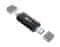 C-Tech Bralnik kartic UCR-02-AL, USB 3.0 TYPE A/ TYPE C, SD/micro SD
