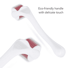Medical OstarRoller Derma Roller Titanium 0.5mm - Beli ročaj in rdeča glava