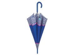 Perletti PERLETTI Time, Ženska palica dežnik Bordo Leopardo / blue, 26255