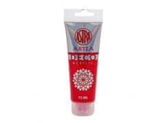 Astra ARTEA Deco, akrilna barva 75ml, svetlo rdeča, 309123004