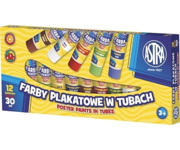 Astra ASTRA Tempera barve v tubi 12x30ml, 83110901