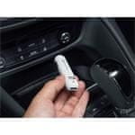 Avacom Avtomobilski polnilnik CarMAX 2x Qualcomm Quick Charge 2.0, bel (kabel USB-C)