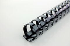 GBC Plastični hrbtni del, 8 mm, črn, 100 kosov