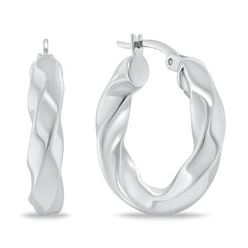 Brilio Silver Srebrni rezani krogi EA1148W