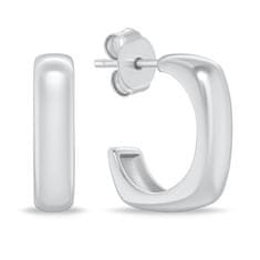 Brilio Silver Kvadratni srebrni uhani EA1152W