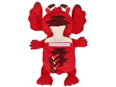 Disney Leroy in Stitch Rdeča steklenička za vročo vodo z mehko prevleko, plišasta, iz naravnega kavčuka 750 ml 