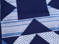 Ljubki dom Bombažna posteljnina PATCHWORK modra Dimenzije posteljnine: 70 x 90 cm | 140 x 200 cm