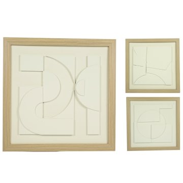 Ljubki dom Abstraktna 3D slika MOSAIC, 38x38 cm - različne vrste