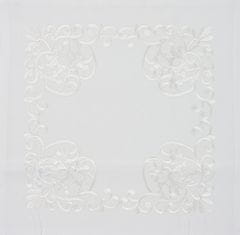 Ljubki dom Okrasna prevleka za blazino FLOWERING MEADOW 40x40 cm, bela