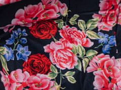 Ljubki dom Bombažna posteljnina PINK ROSES črna Dimenzije posteljnine: 70 x 90 cm | 140 x 200 cm