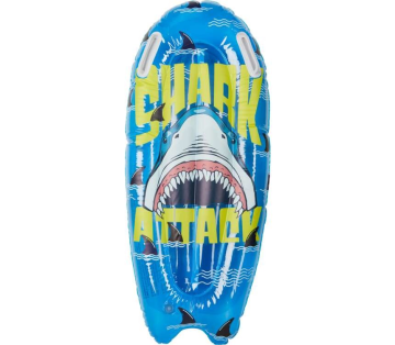 Ljubki dom Napihljiva deska za surfanje SHARK ATTACK, modra