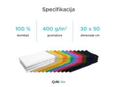 Ljubki dom Brisača Classic mala rdeča 30x50 cm, 100% bombaž