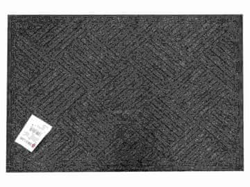 Tragar Podloga za vrata 40x60cm guma/koberec EASY črna/siva/rjava